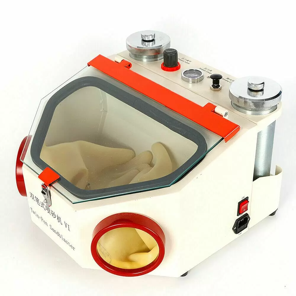 Sandstrahlgerät Double Pen Poliermaschine 120 Sand Strahleneinheiten