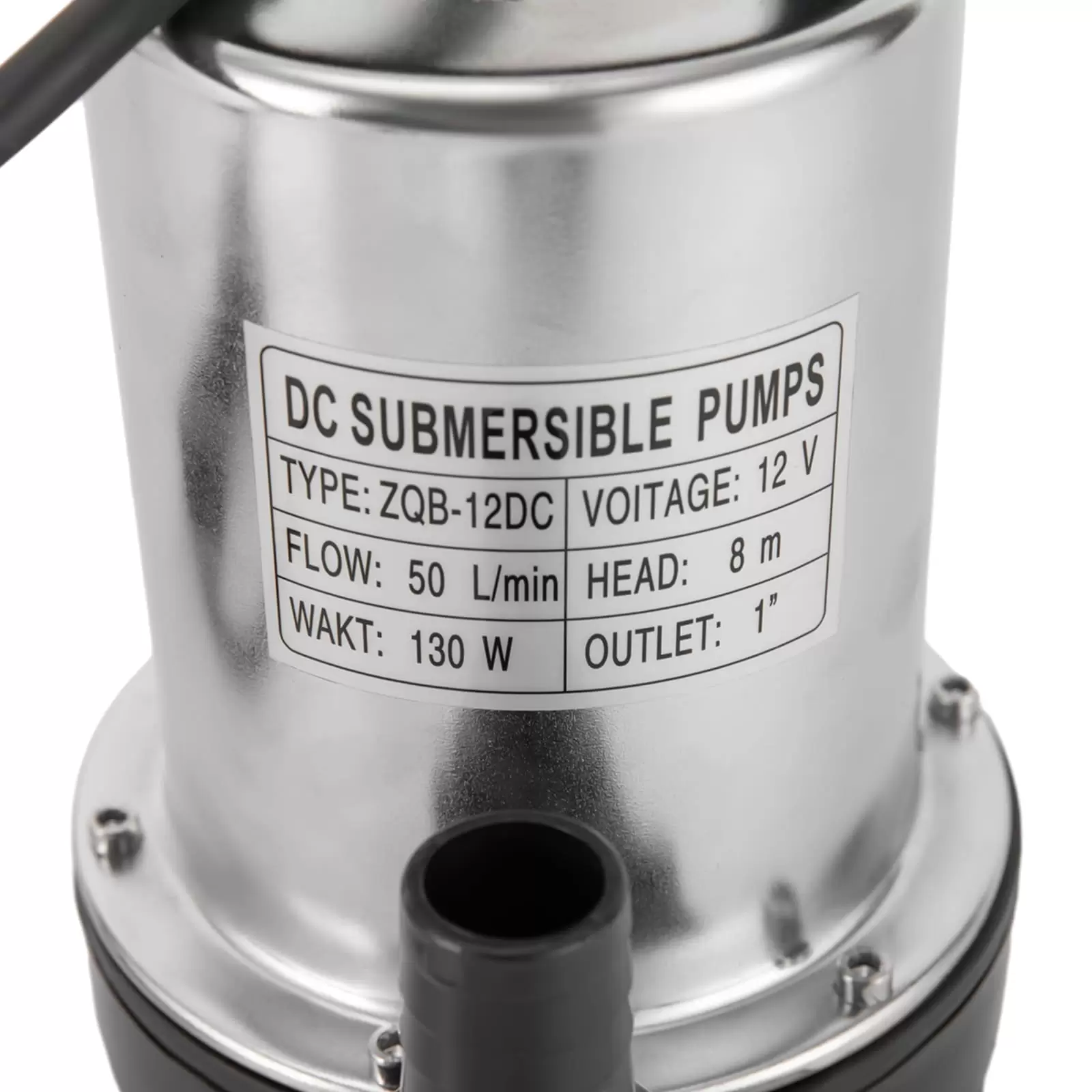 12V DC Edelstahl Hochleistungs-Wasserpumpe  Fischzucht