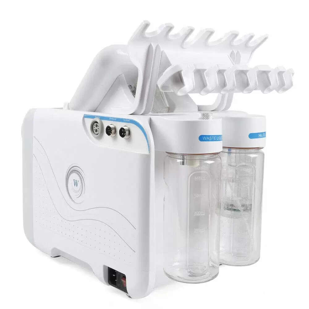 6in1 Wasser Dermabrasion Tiefenreinigung Ultraschall Hydro Face Skin Maschine Anti Falten Hydra Gesicht