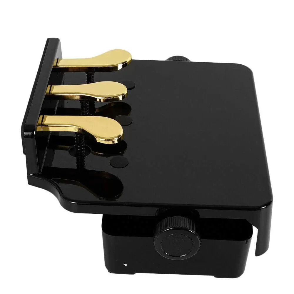 Klavier Pedal Extender Bank zum Kinder Einstellbar Höhe mit 3 Pedale Schwarz Klavier Pedal Extender Bank zum Kinder Einstellbar Höhe mit 3 Pedale Schwarz