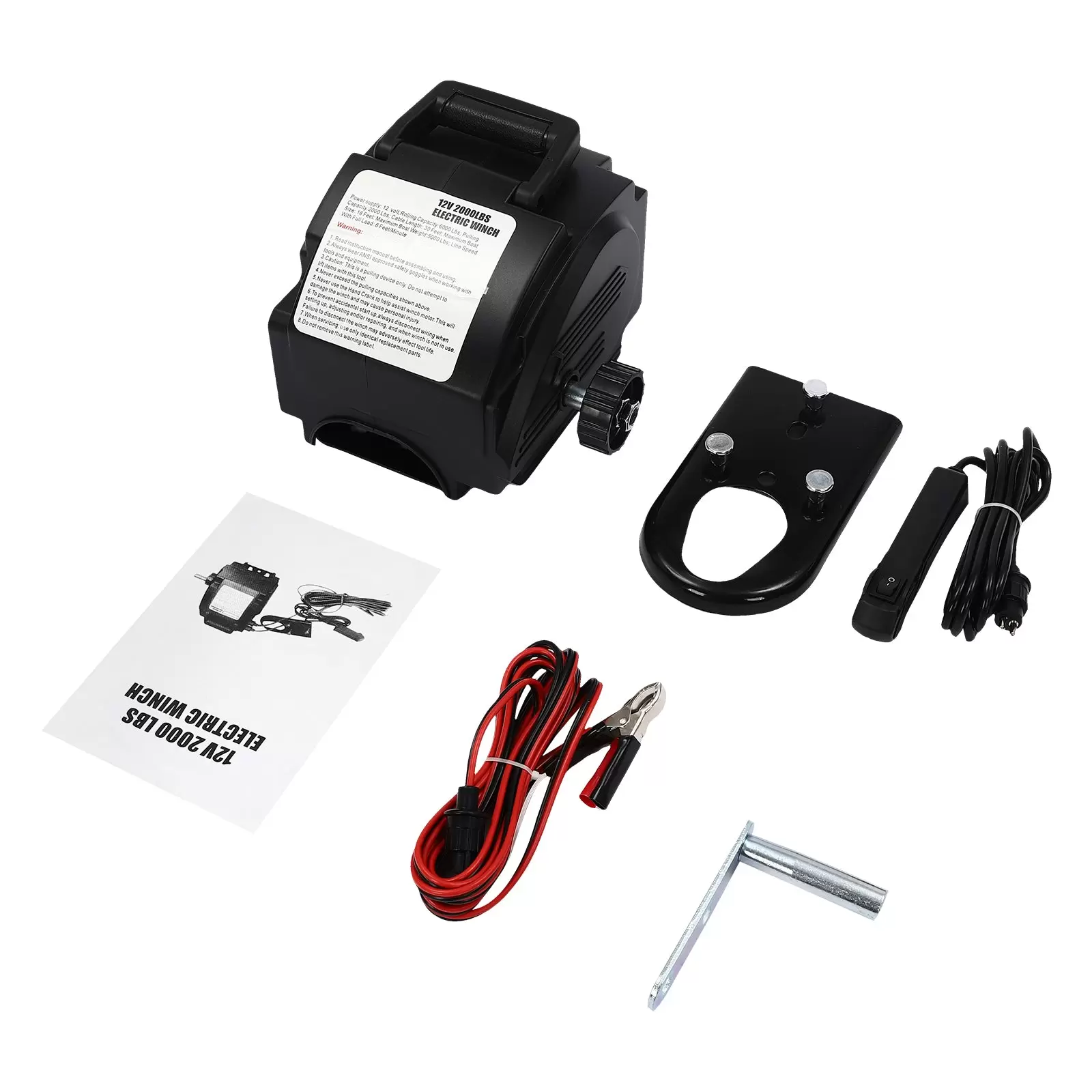 Elektrische Ankerwinde mit drahtloser Fernbedienung 906 kg 6000 lbs Kabel 3m 12V 300W Elektrische Ankerwinde mit drahtloser Fernbedienung 906 kg 6000 lbs Kabel 3m 12V 300W