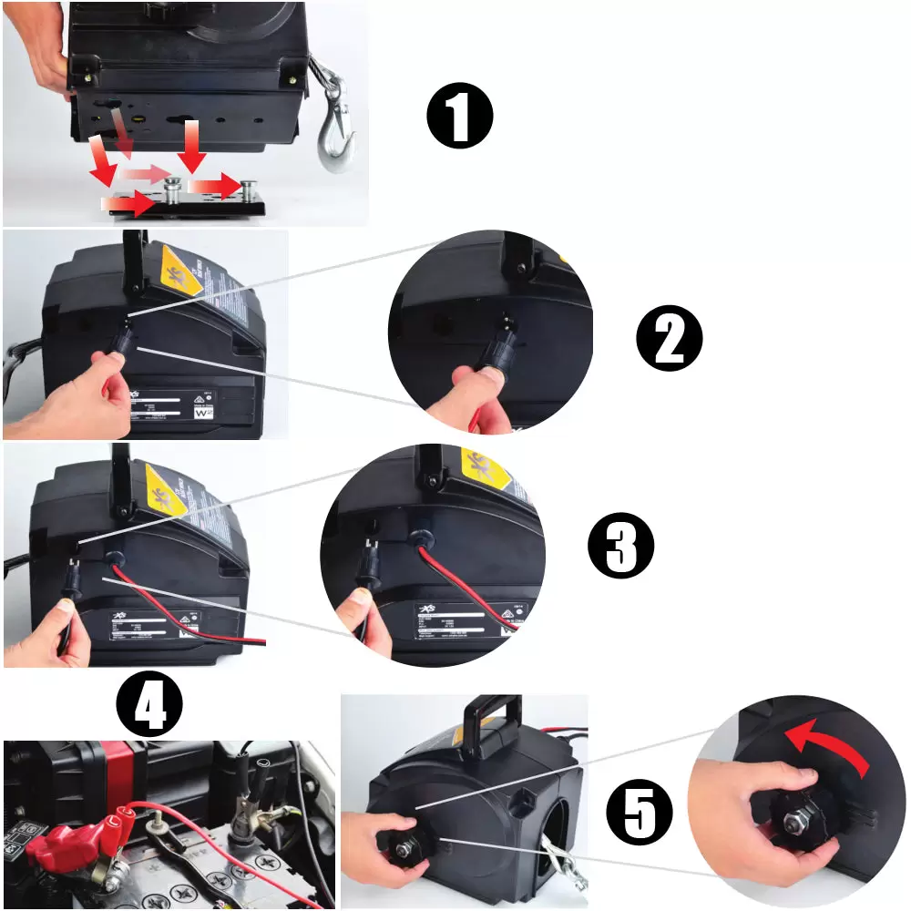 Elektrische Ankerwinde mit drahtloser Fernbedienung 906 kg 6000 lbs Kabel 3m 12V 300W Elektrische Ankerwinde mit drahtloser Fernbedienung 906 kg 6000 lbs Kabel 3m 12V 300W