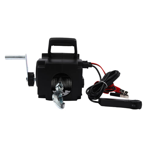 Elektrische Ankerwinde mit drahtloser Fernbedienung 906 kg 6000 lbs Kabel 3m 12V 300W