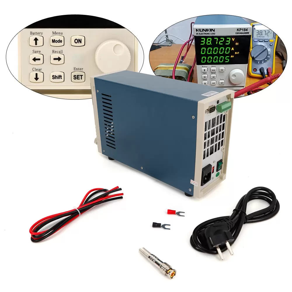 150V 40A 400W KP184 DC Elektronische Gleichstromlast Last Batterie Kapazität Tester Für LED Treiber