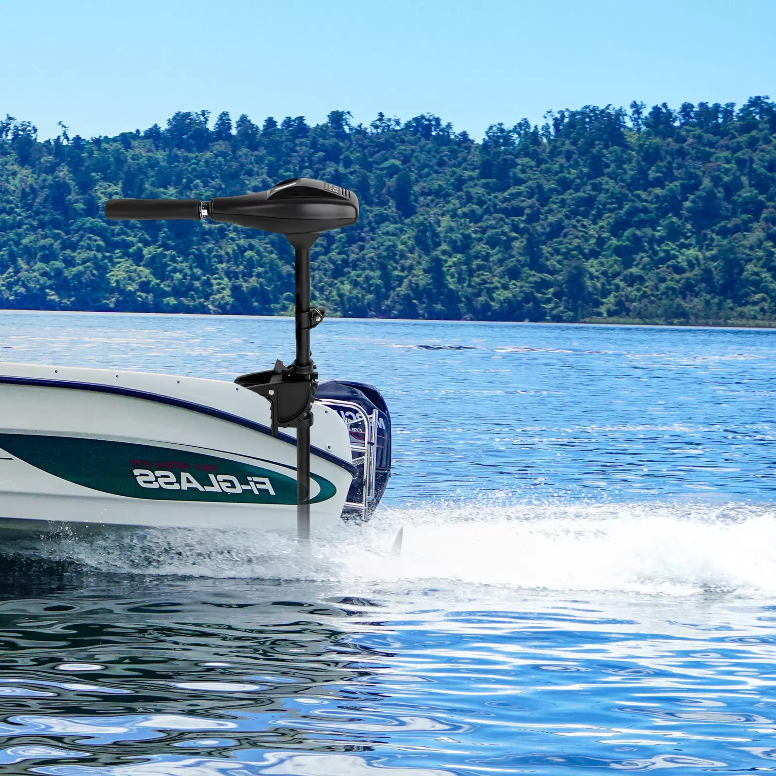 Elektrischer CNCEST montierter Trolling-Motor, elektrischer Trolling-Motor mit 40 LBS Schub für Fischerboote