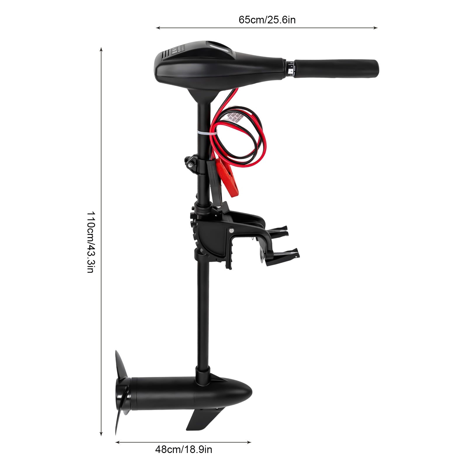 Elektrischer CNCEST montierter Trolling-Motor, elektrischer Trolling-Motor mit 40 LBS Schub für Fischerboote