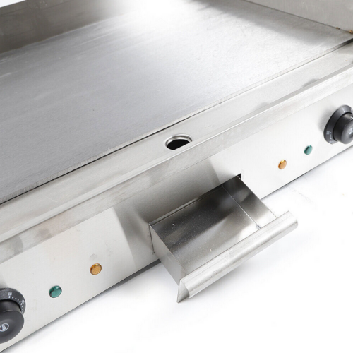 Gastronomie Grillplatte Grill Bratplatte(4400 W, 73x50 cm, 50-300°C, glatt, Gehäuse aus Edelstahl)