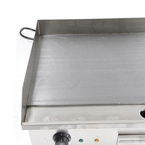 Gastronomie Grillplatte Grill Bratplatte(4400 W, 73x50 cm, 50-300°C, glatt, Gehäuse aus Edelstahl)