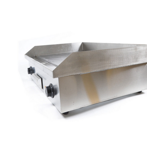 Gastronomie Grillplatte Grill Bratplatte(4400 W, 73x50 cm, 50-300°C, glatt, Gehäuse aus Edelstahl)