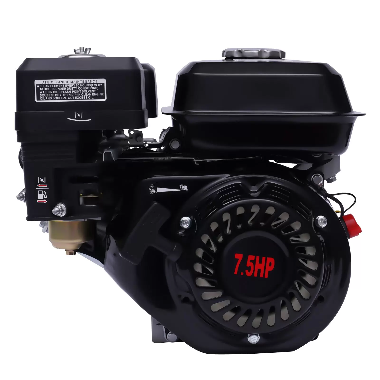 Benzinmotor 7 PS 4-Takt Standmotor Einzylinder Industriemotor Kartmotor Antriebsmotor Viertakterssatzmotoren