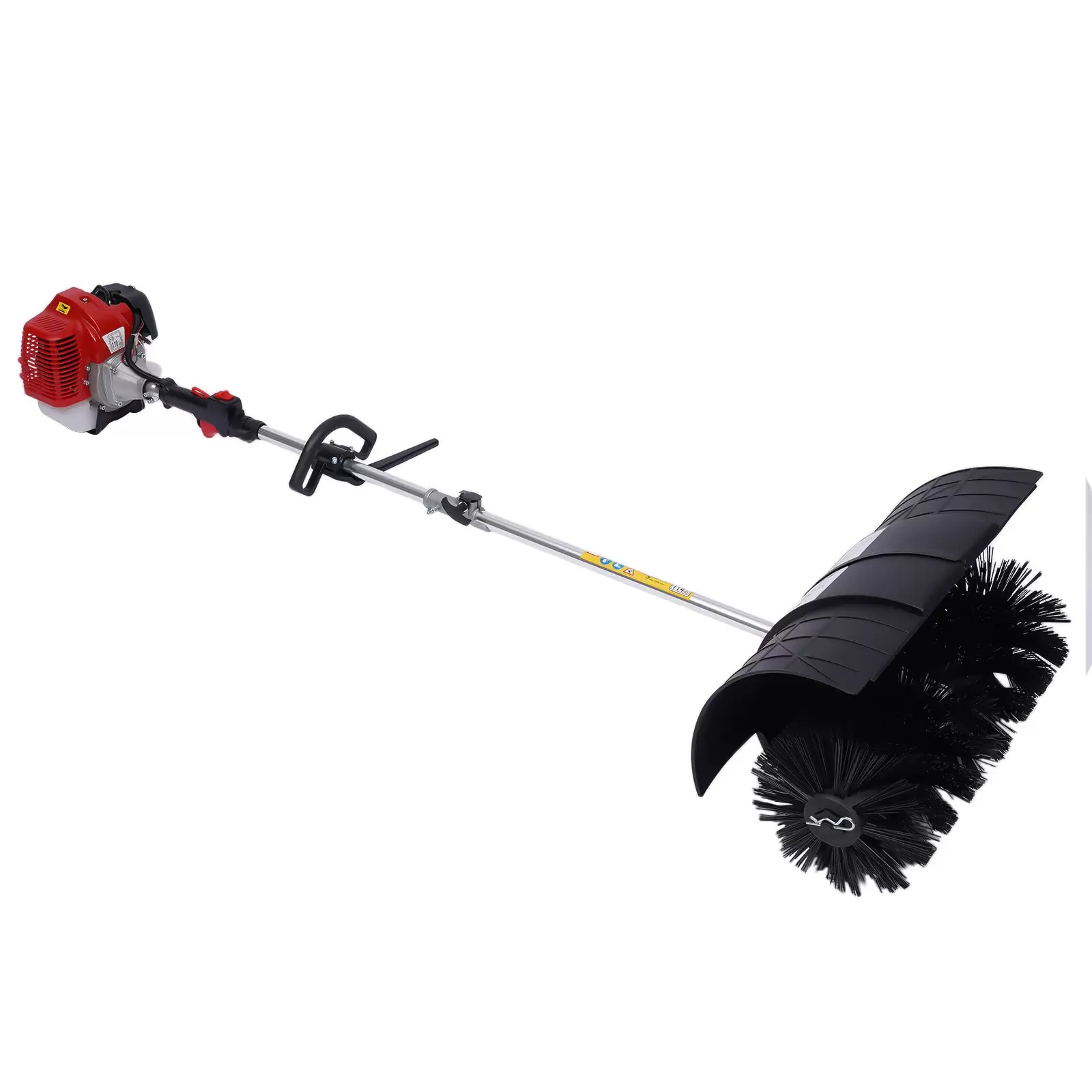 1.7kW/2.3HP Benzin Motorbesen Handbetriebener Benzinkehrer Kehrmaschine Schneestaub