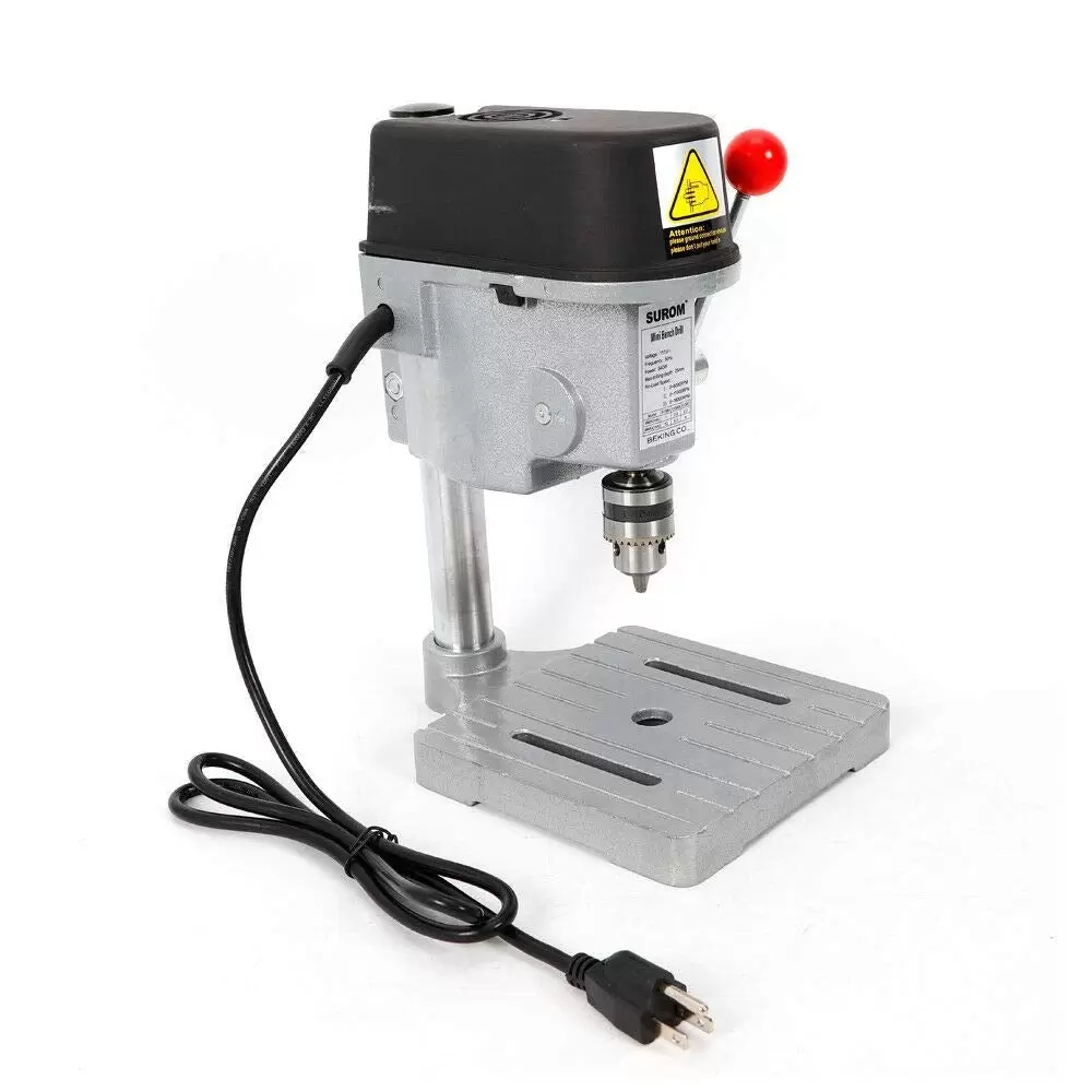 CNCEST Standbohrmaschine 340 Watt Tischbohrmaschine 1-10mm mit Bohrfutter