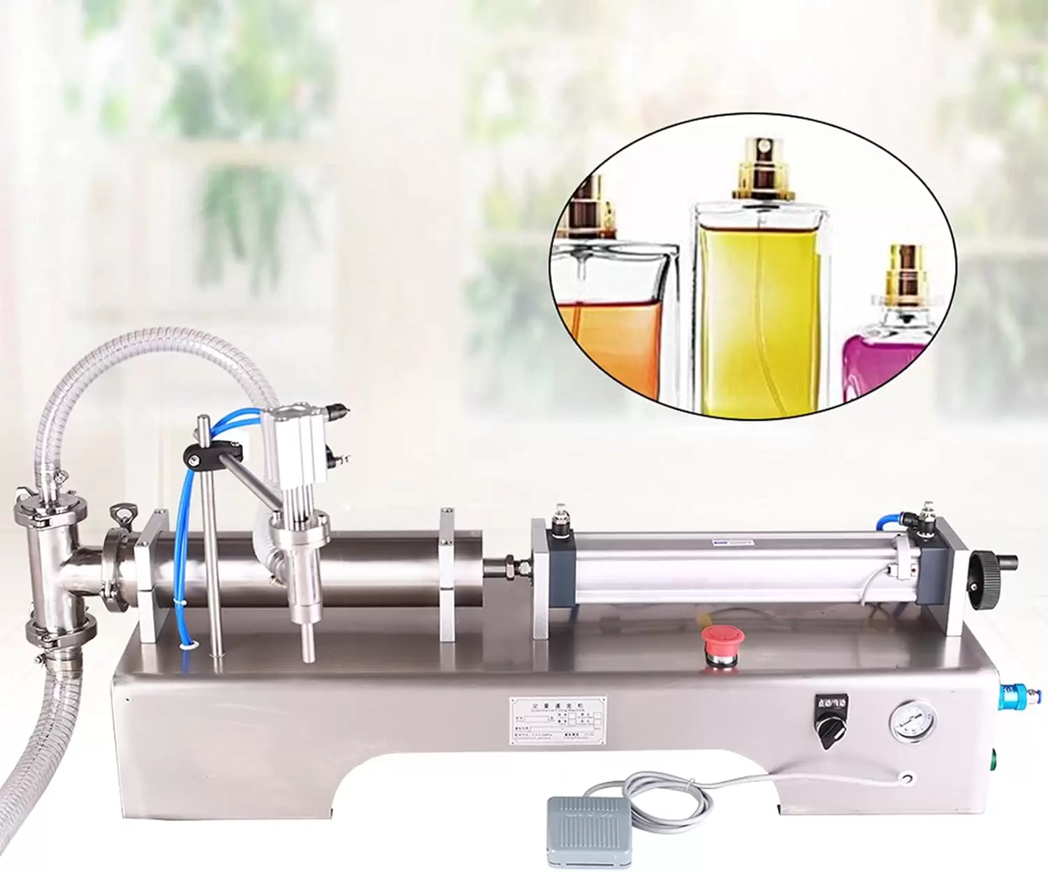 CNCEST-100-1000ml Pneumatische Abfüllmaschine Füllmaschine Flüssige Abfüllmaschine Pneumatische