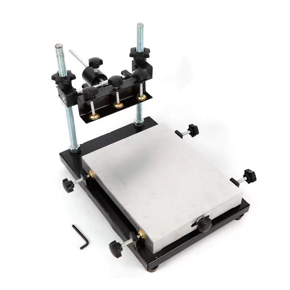 CNCEST Schablonendrucker 300X240mm Lötpastendrucker PCB SMT Schablonendrucker