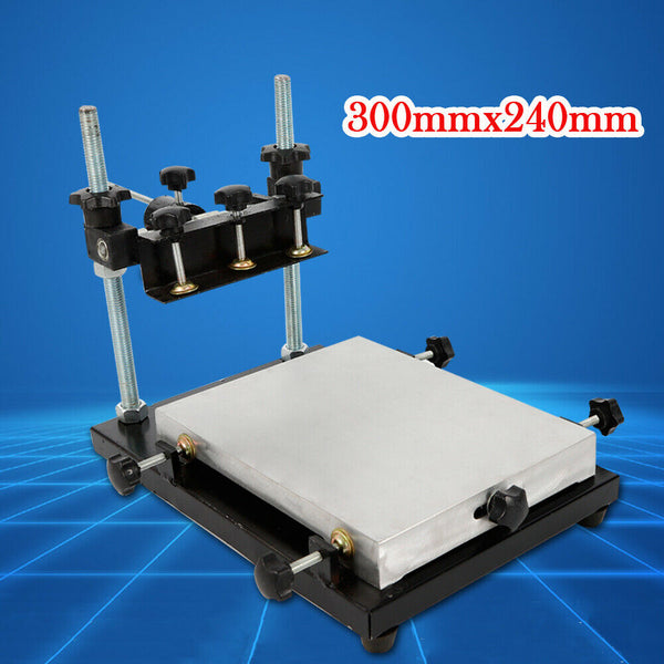 CNCEST Schablonendrucker 300X240mm Lötpastendrucker PCB SMT Schablonendrucker