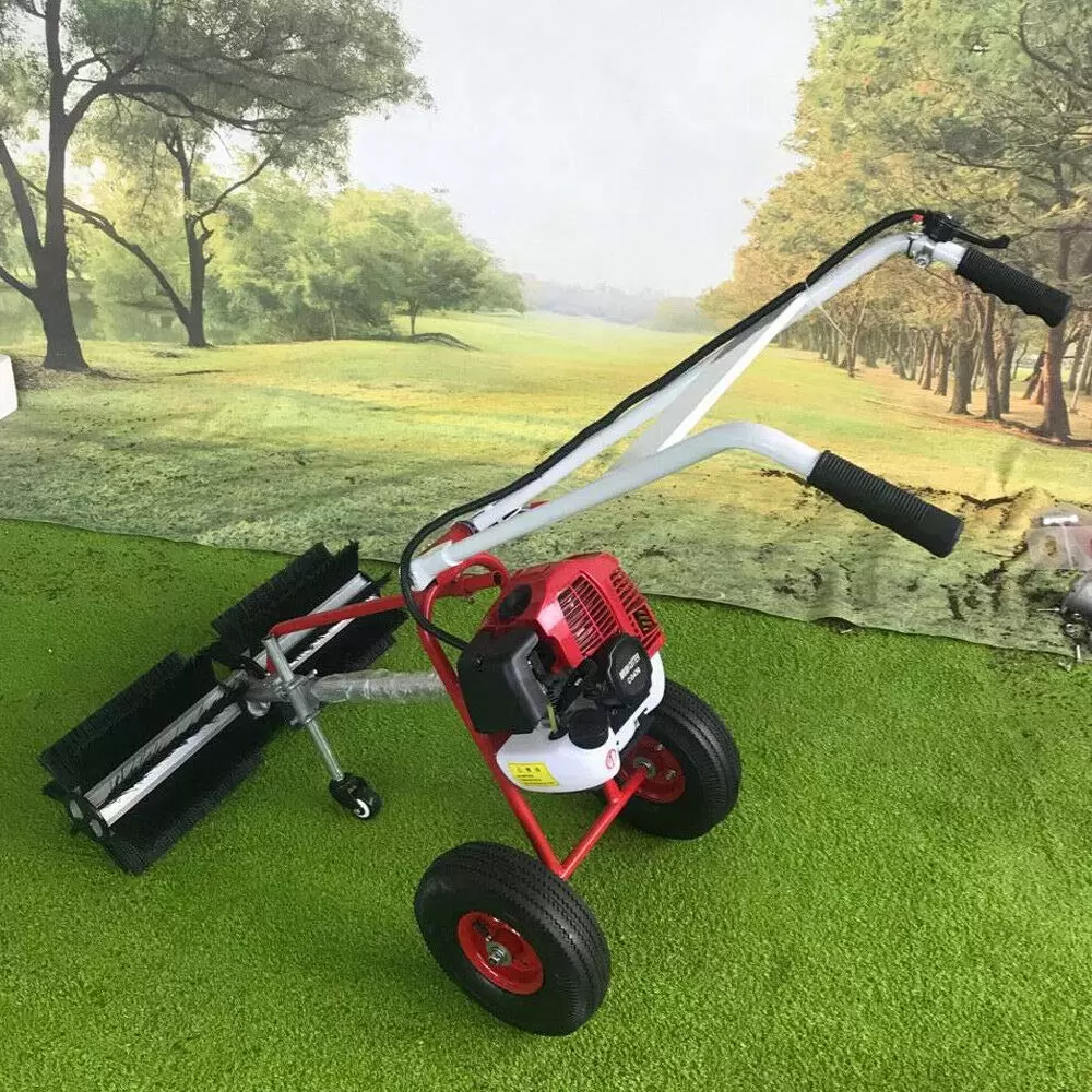 Benzin Kehrmaschine Motorbesen Kehrbesen Schneeschieber Kehrgerät Motor  43CC/ 2 Takt/ 1.7 PS/ 1.25KW