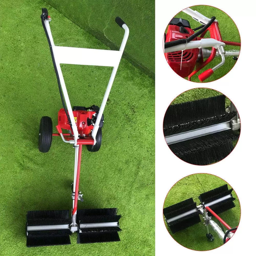 Benzin Kehrmaschine Motorbesen Kehrbesen Schneeschieber Kehrgerät Motor  43CC/ 2 Takt/ 1.7 PS/ 1.25KW