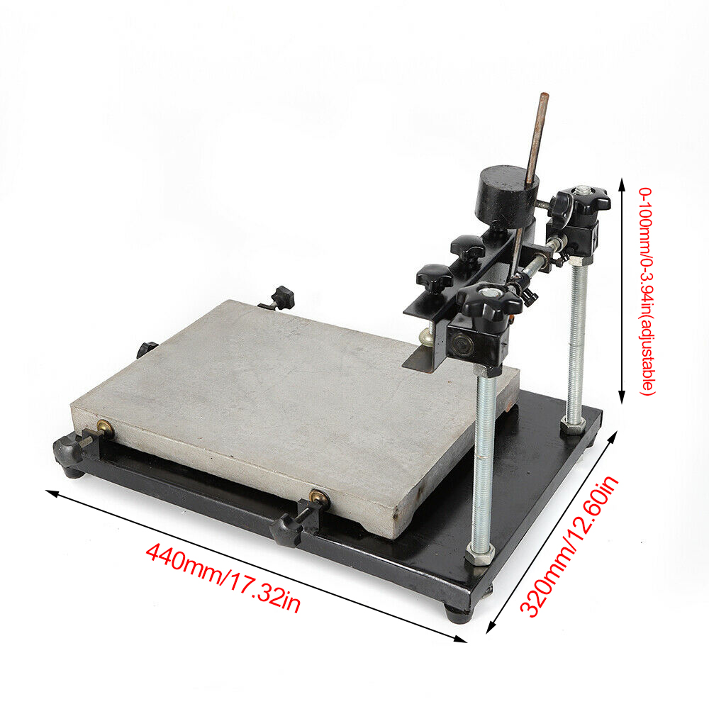 44 x 32 cm manuelle Schablonendruckmaschine 44 x 32 cm manuelle Schablonendruckmaschine