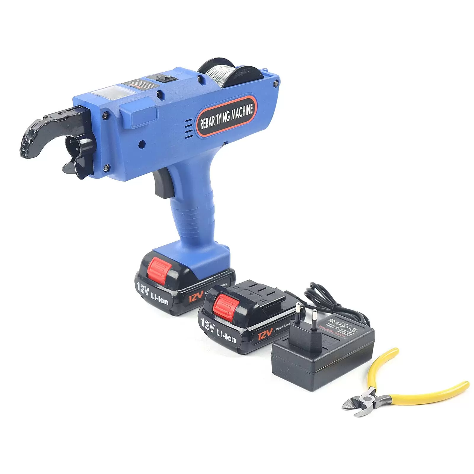 220V Bindemaschine Drahtbindemaschine 8-34mm Rebar Tying Bindemaschine Blau