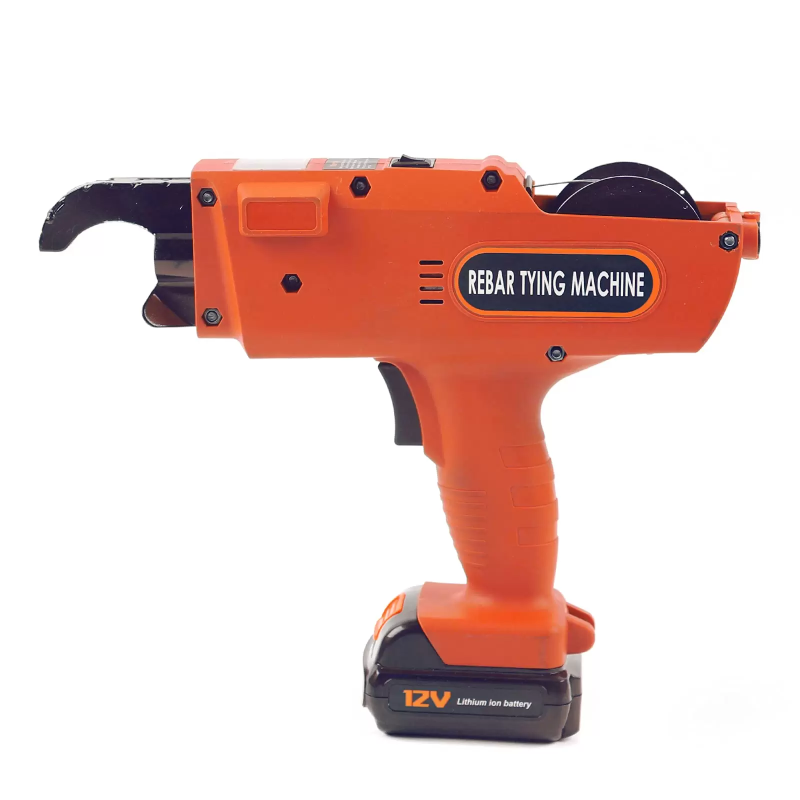 CNCEST Elektrische Rebar Bindemaschine 12 V Rebar Drahtbinder Handheld 8-34 mm