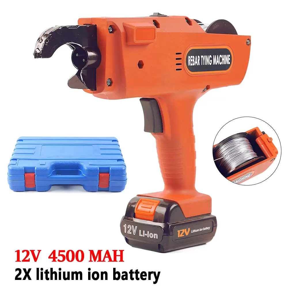 CNCEST Elektrische Rebar Bindemaschine 12 V Rebar Drahtbinder Handheld 8-34 mm CNCEST Elektrische Rebar Bindemaschine 12 V Rebar Drahtbinder Handheld 8-34 mm