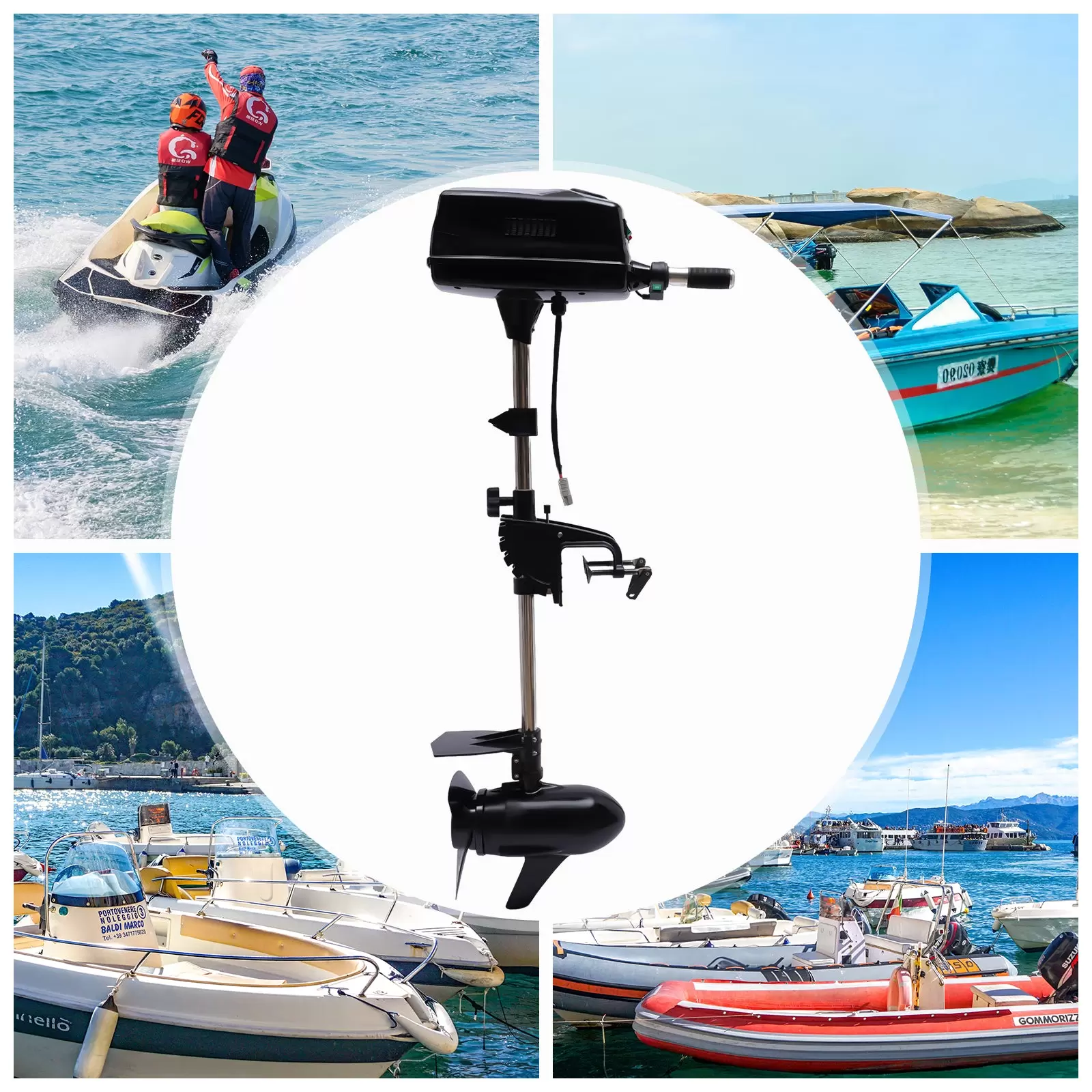 广告报错暂时下架2.2kw 48V 8.0HP Elektrischer Außenbordmotor Bürstenloser Fischerbootmotor