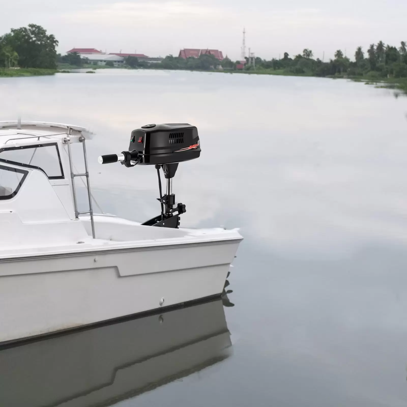 CNCEST 24V Bürstenloser Außenbordmotor Fischerboot Motor Pinnensteuerung Schalterknopf CNCEST 24V Bürstenloser Außenbordmotor Fischerboot Motor Pinnensteuerung Schalterknopf