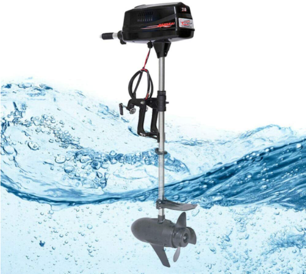 CNCEST 7HP 48V Elektrischer Außenbordmotor Bürstenloser Motor für Fischerboot