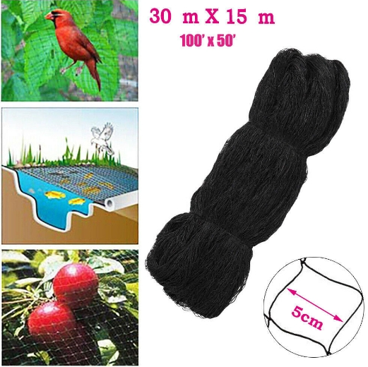CNCEST 30 x 15cm Vogelabwehr Gartennetz Geflügelnetz Laubschutznetz Vogelschutz Netz