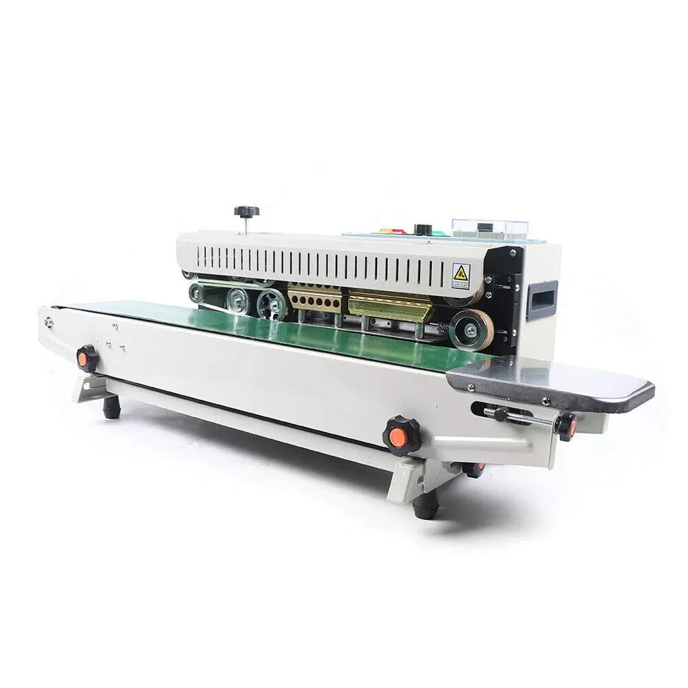 Automatischer kontinuierlicher Band-Versiegelungsgerät, 0–12 m/min Versiegelungsgeschwindigkeit, kontinuierlicher Beutel FR-900 Automatischer kontinuierlicher Band-Versiegelungsgerät, 0–12 m/min Versiegelungsgeschwindigkeit, kontinuierlicher Beutel FR-900