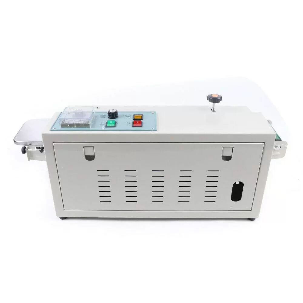 Automatischer kontinuierlicher Band-Versiegelungsgerät, 0–12 m/min Versiegelungsgeschwindigkeit, kontinuierlicher Beutel FR-900 Automatischer kontinuierlicher Band-Versiegelungsgerät, 0–12 m/min Versiegelungsgeschwindigkeit, kontinuierlicher Beutel FR-900