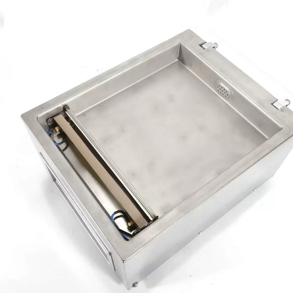 CNCEST Kammervakuumierer aus 2CFM Edelstahl -120W Vakuumverpackungsmaschine