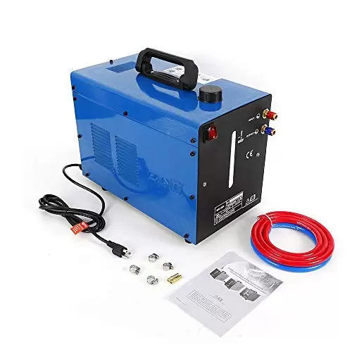 10L 370W Schweißkühlwassertank Wasserkühler Schweissgerät TIG WIG MIG Kühler Wasser Kühlung Blau