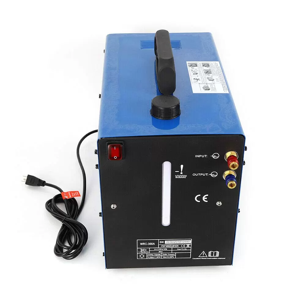 10L 370W Schweißkühlwassertank Wasserkühler Schweissgerät TIG WIG MIG Kühler Wasser Kühlung Blau