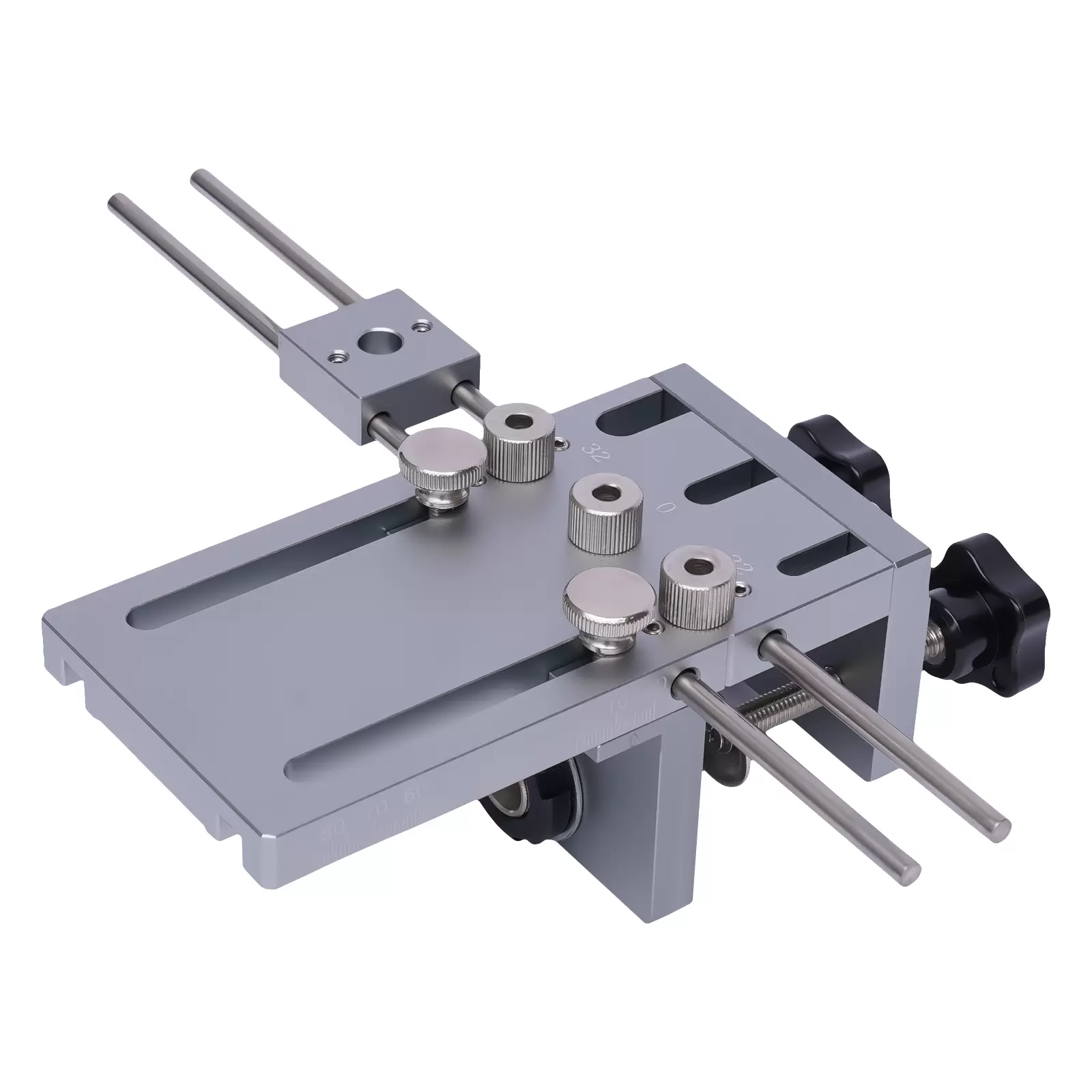 3-in-1 Bohrschablone - Dübelvorrichtung mit 6/8/10-mm Dübellochbohrer Führungsset