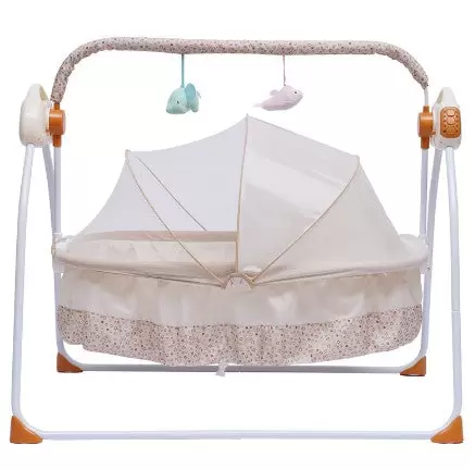 Elektrische Babybett Babyschaukel Kinderbett Baby Kleinkind Schlafbett Wiege 12 Musik Mit Fernbedienung