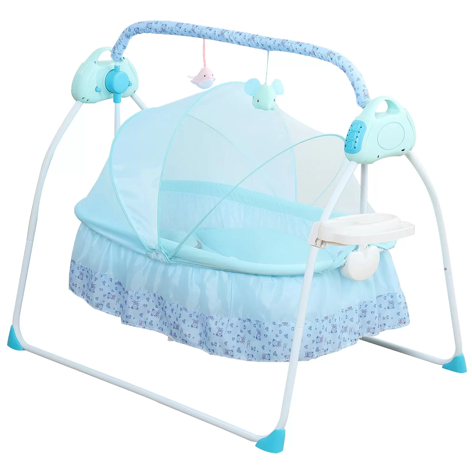 CNCEST Elektrische Baby Wiege Automatische Babywippe Bluetooth-Schaukelstuhl Mit Musik CNCEST Elektrische Baby Wiege Automatische Babywippe Bluetooth-Schaukelstuhl Mit Musik