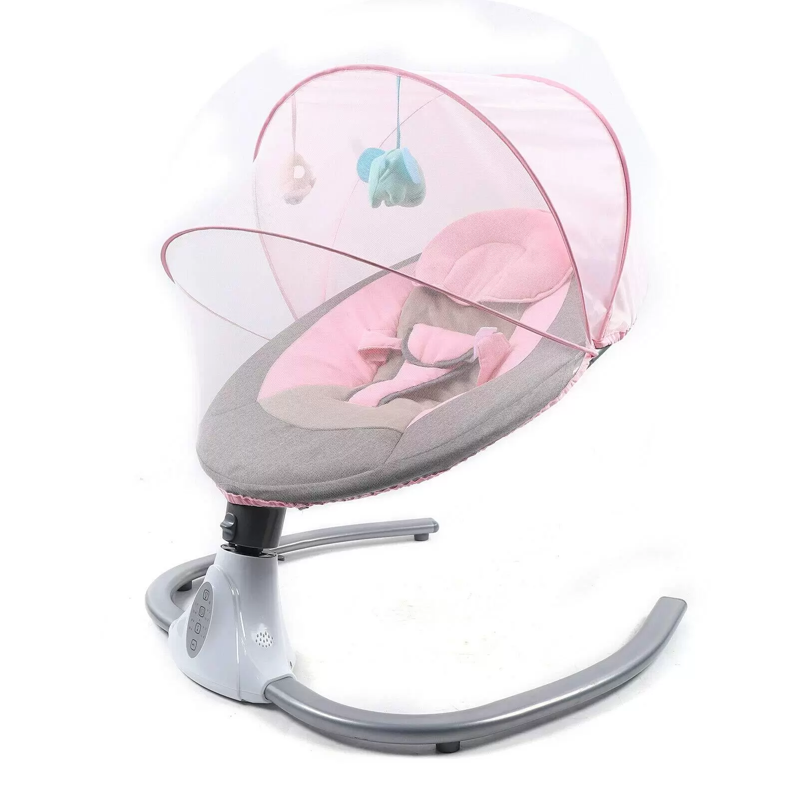 Schaukelstuhl Geschwindigkeitsverstellbare Baby Schaukelstuhl Mit Musik Timer für 0-12 Monate 3-12KG Baby