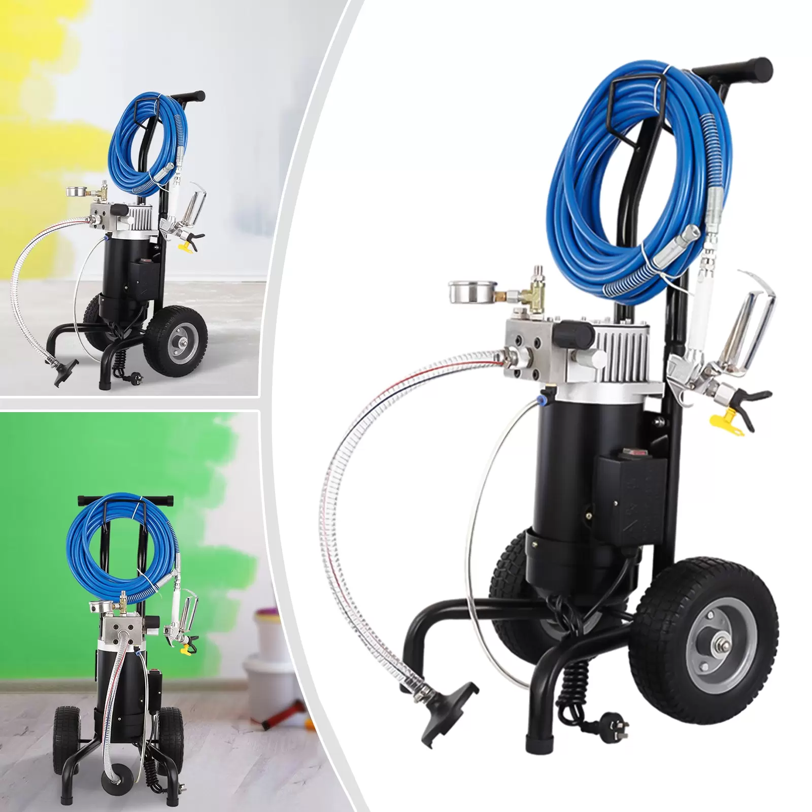 CNCEST Airless Farbsprühgerät 900W 1,9L/min Hochdruck Farbsprühsystem CNCEST Airless Farbsprühgerät 900W 1,9L/min Hochdruck Farbsprühsystem