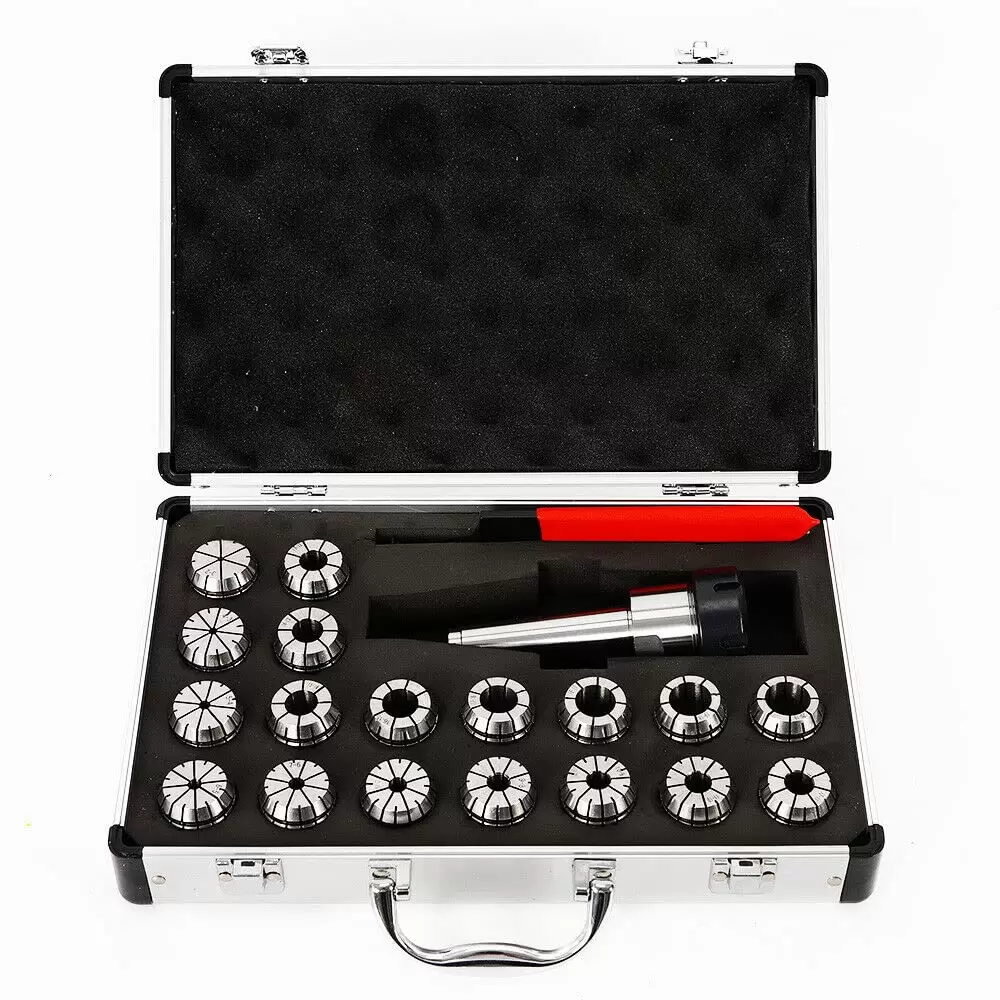 MT3 ER32 Präzisions-Spannzangen-Set für C Fräsmaschinen, 3–20 mm, 21 Stück