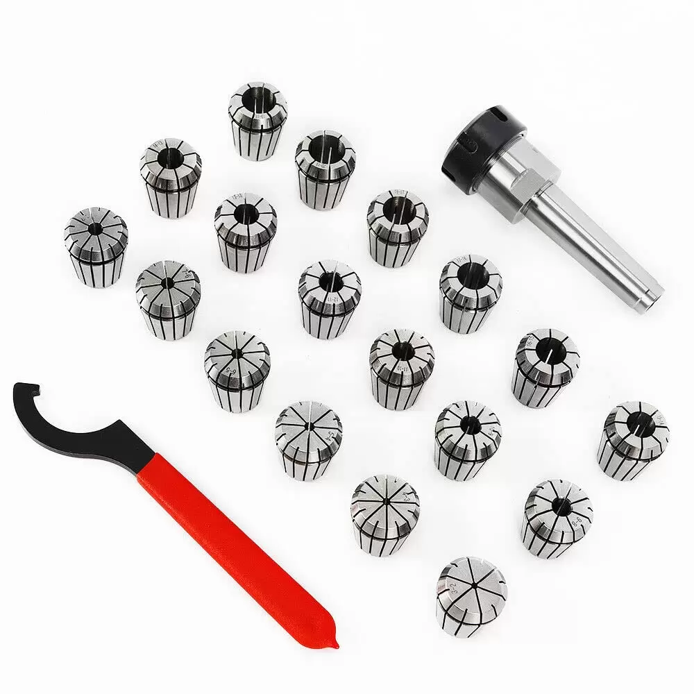 MT3 ER32 Präzisions-Spannzangen-Set für C Fräsmaschinen, 3–20 mm, 21 Stück