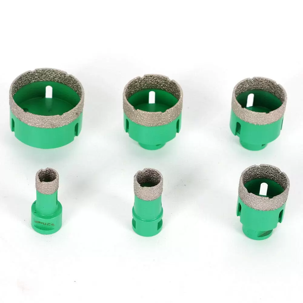 6 Diamant-Lochsägen-Set (20/25/42/50/55/68 mm) M14 Bohrer 6 Diamant-Lochsägen-Set (20/25/42/50/55/68 mm) M14 Bohrer