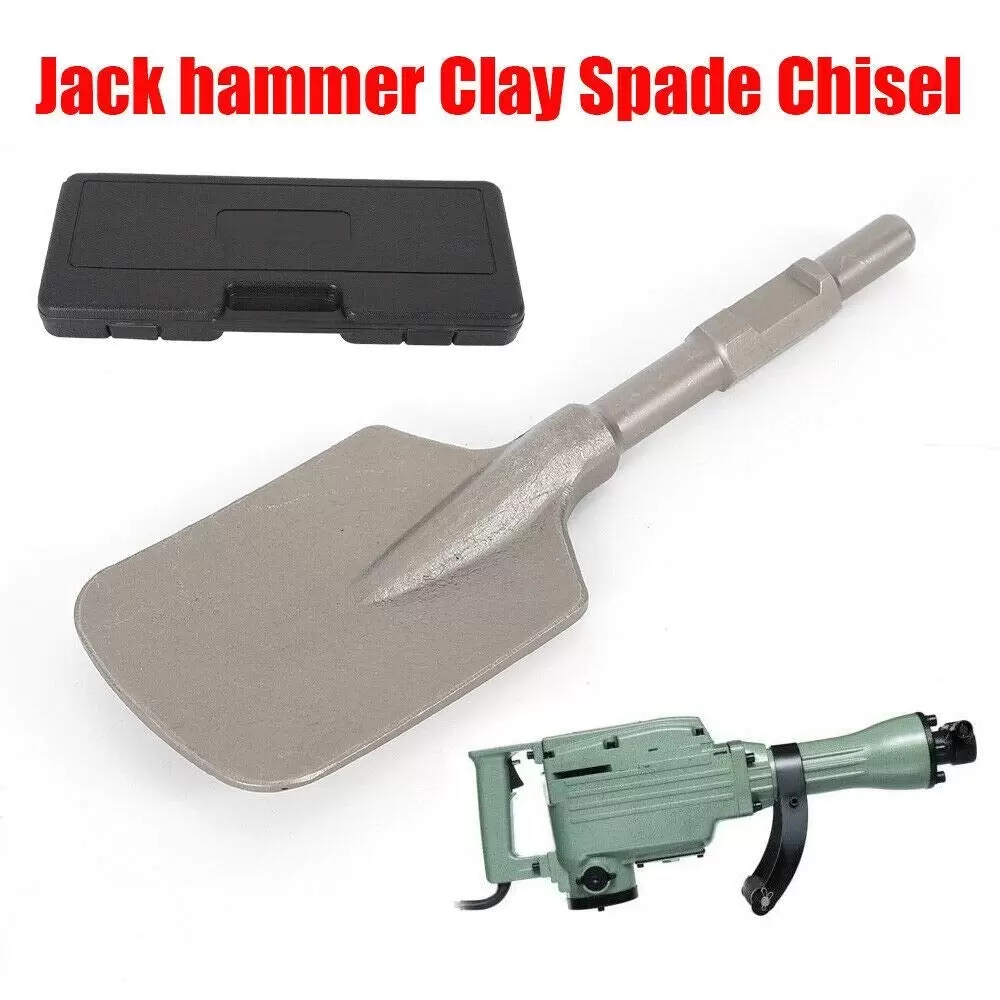 JackHammer Breaker Clay Spade Cutter Meißel Extra breiter Spitzmeißel mit Spitze JackHammer Breaker Clay Spade Cutter Meißel Extra breiter Spitzmeißel mit Spitze