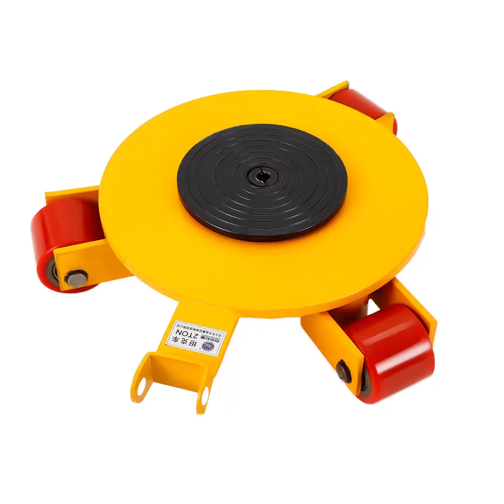 2 T 4400lbs Transportfahrwerk Machinery Mover Industrieroller Runde 360 ° Drehung Schwerlastrolle