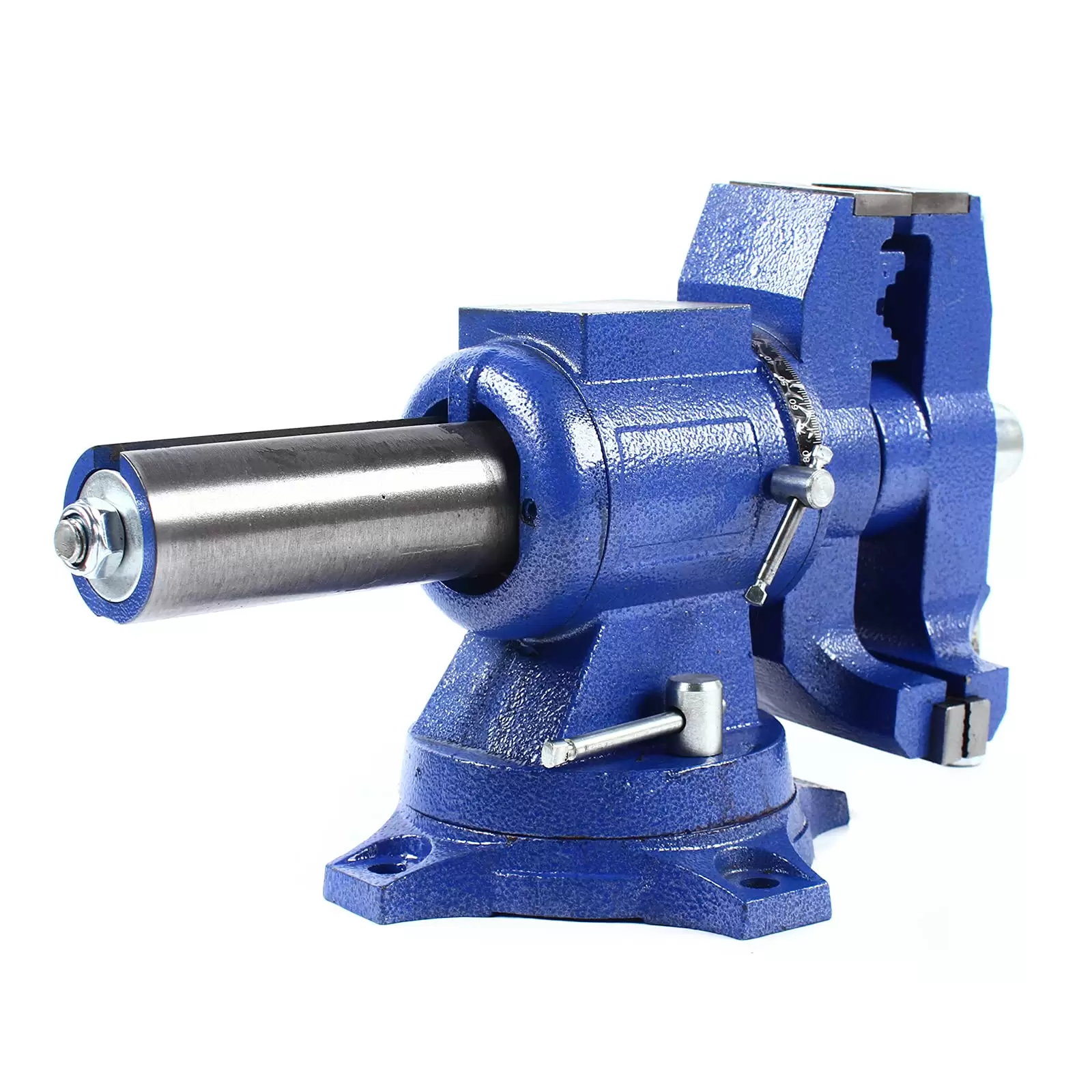 Multifunktional Maschinenschraubstock Werkbank 360° Drehbar Schraubstock 100mm Bohrständer