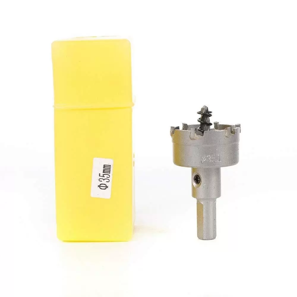 CNCEST 13 Sätze Bohrsägen, 16-53 mm Edelstahl-Hartmetallspitze TCT-Metallbohrer
