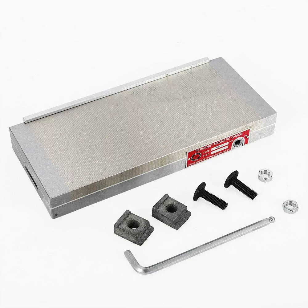 CNCEST Magnetspannplatte 6 x 14 zoll Magnetfutter Permanente Magnet 150x350 mm CNCEST Magnetspannplatte 6 x 14 zoll Magnetfutter Permanente Magnet 150x350 mm