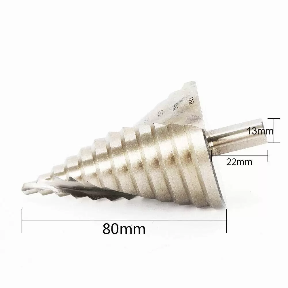 HSS Stufenbohrer Ø 6-60 mm Profi Konusbohrer Kegelbohrer Schälbohrer Metallbohrer HSS Stufenbohrer Ø 6-60 mm Profi Konusbohrer Kegelbohrer Schälbohrer Metallbohrer