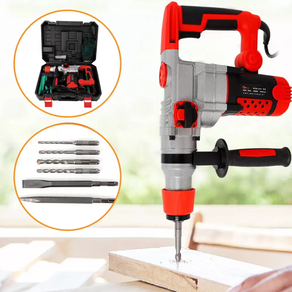 220V/2200W 30 Zylinder Schwerlasthammer Elektrischer Hammer Einfaches Bohrset