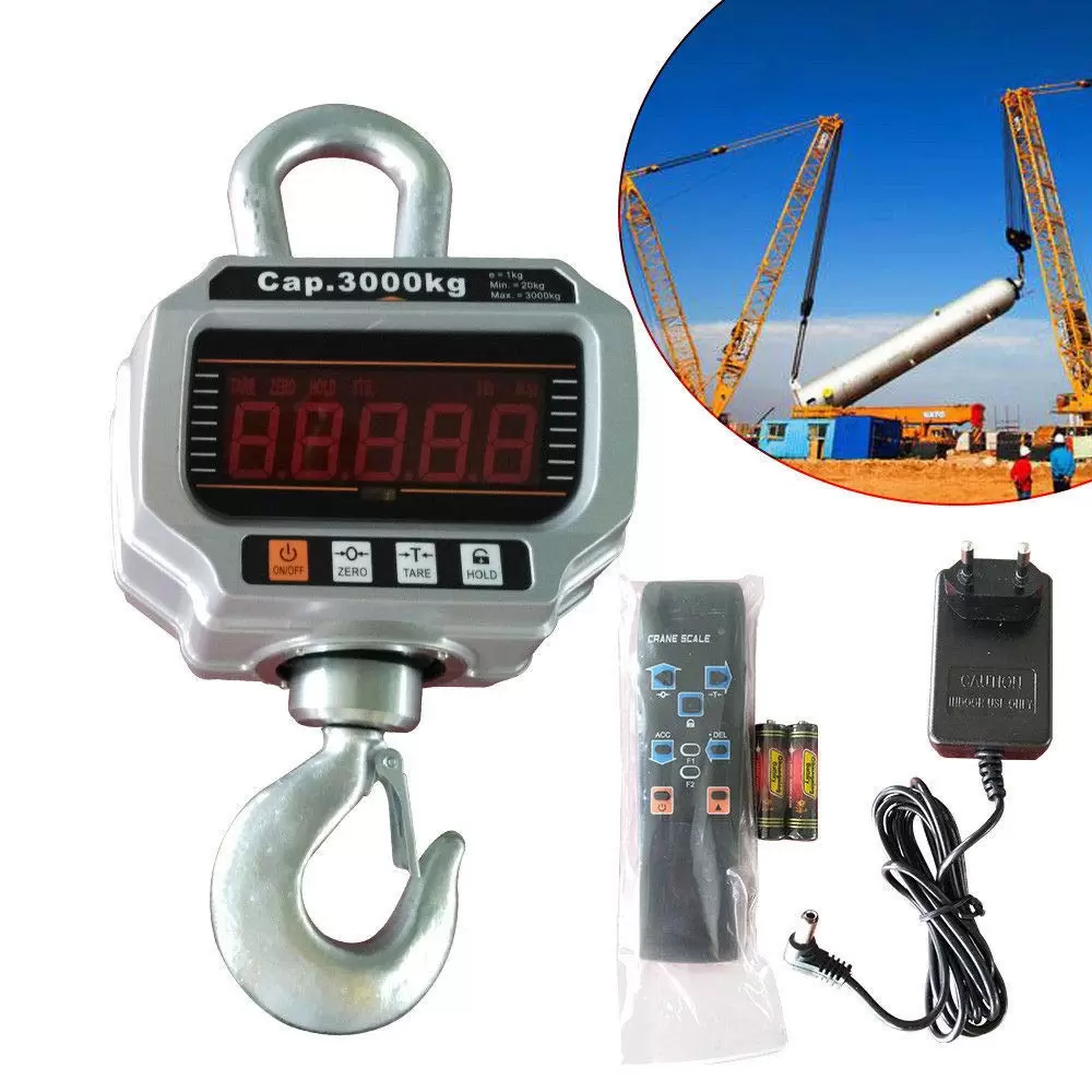 3000kg/1KG Heavy Duty Industriewaage Digital Hängewaage Weighing Scale